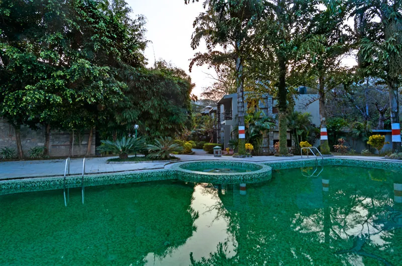 Best Resort in Jim Corbett Near River Swimming Pool